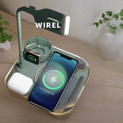 3 - 1 LED Desk Lamp Wireless Charger