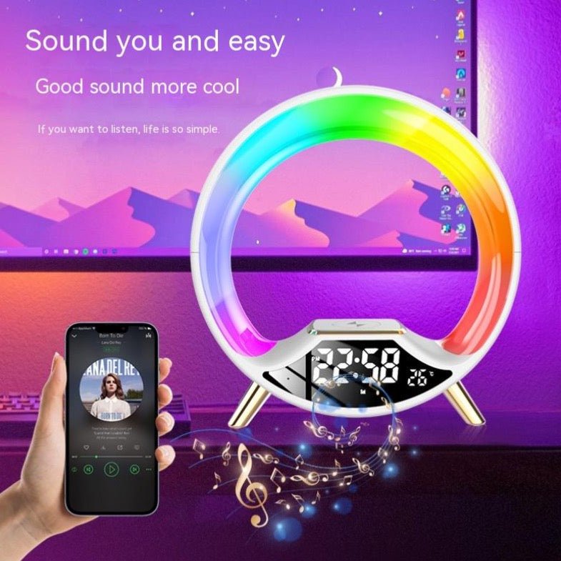 3 in 1 Bluetooth O Speaker Night Lightcharger station