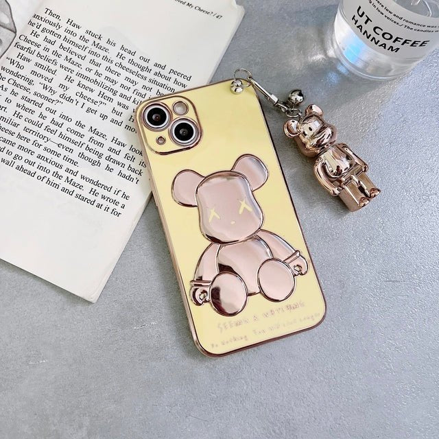 3D Bear Chain iPhone CaseiPhones cases