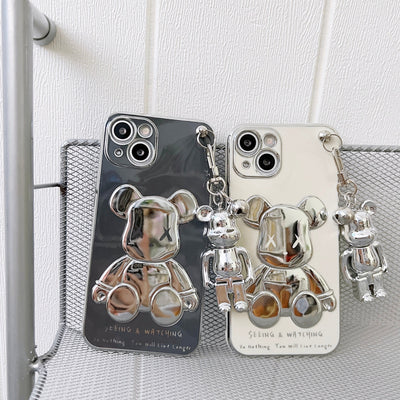 3D Bear Chain iPhone CaseiPhones cases