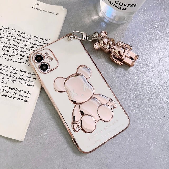 3D Bear Chain iPhone CaseiPhones cases