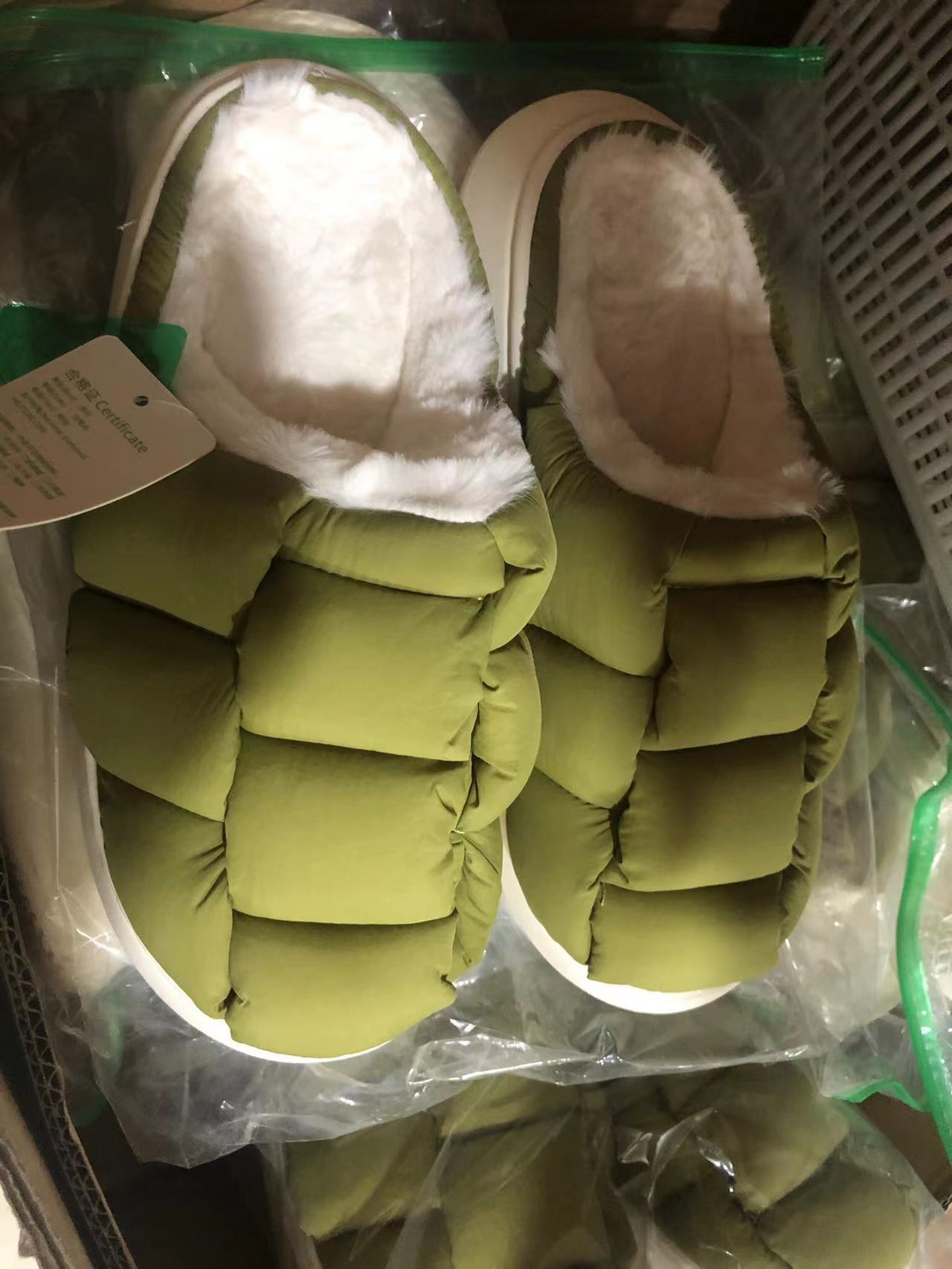 Women's Winter Square Bread Cotton Slippers - Le’Nique Closet 