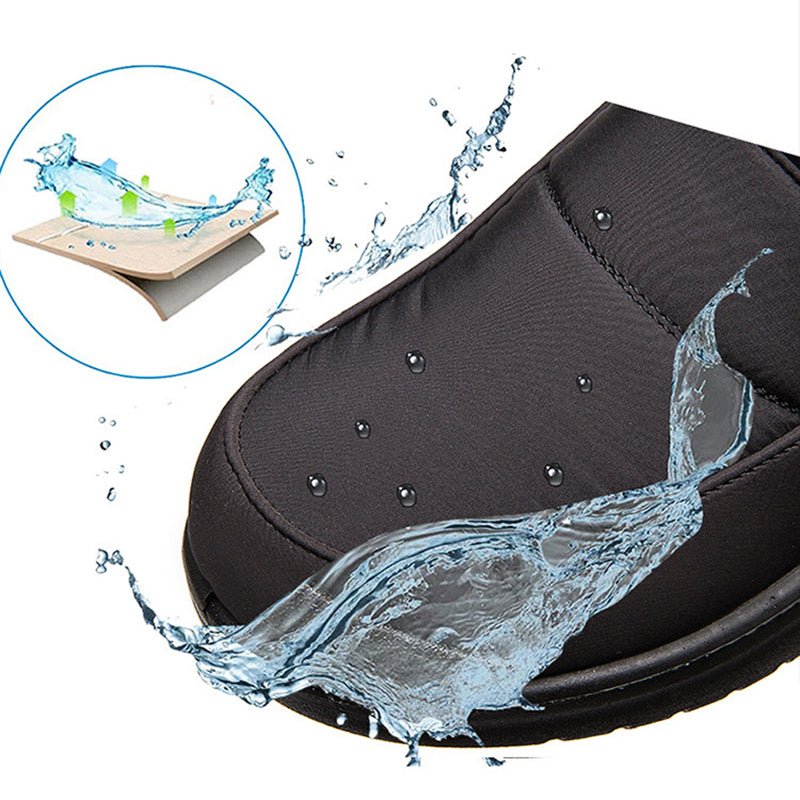 Ankle Boots For Women Non - slip Waterproof Snow Boots Flat Heels Warm ShoesFootwear