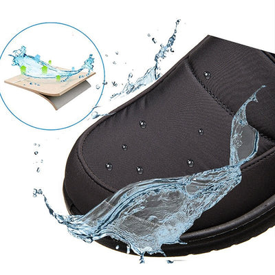 Ankle Boots For Women Non - slip Waterproof Snow Boots Flat Heels Warm ShoesFootwear