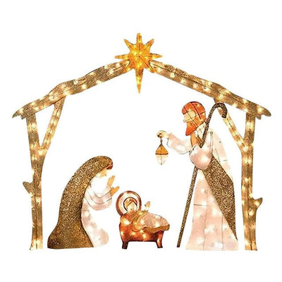 Christmas LED Nativity Lighting sceneChristmas Lightning