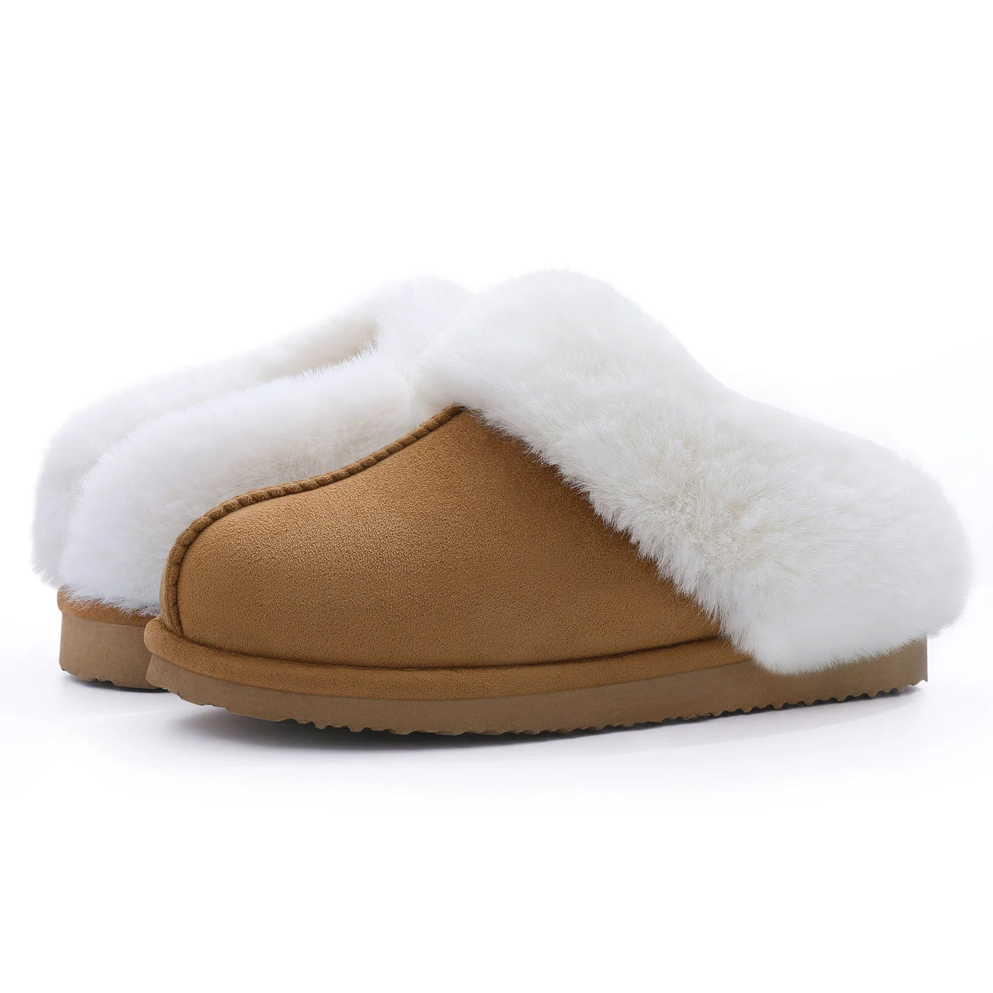 Comwarm Fluffy Fur Slippers For Women and Men