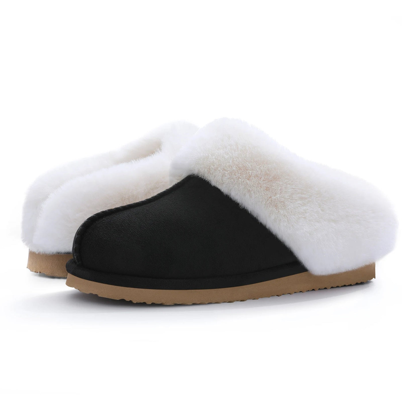 Comwarm Fluffy Fur Slippers For Women and Men