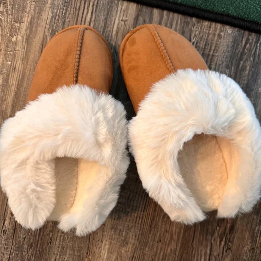 Comwarm Fluffy Fur Slippers For Women and Men