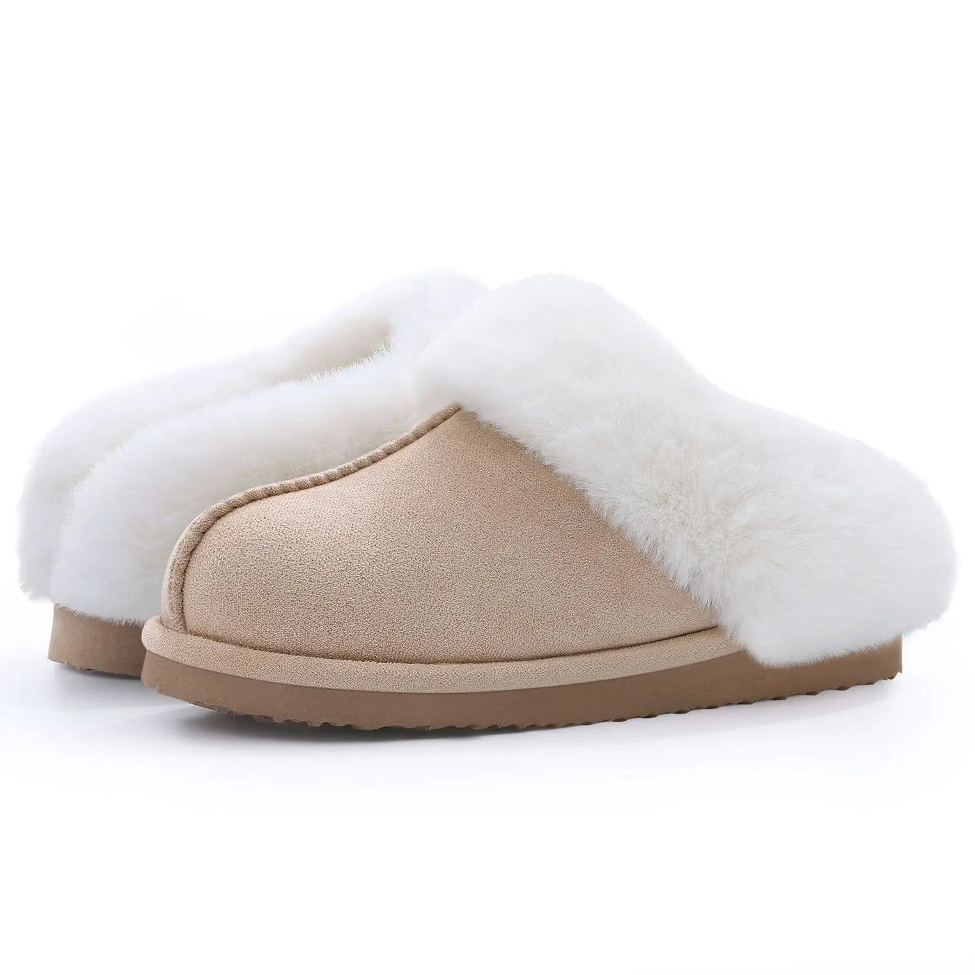 Comwarm Fluffy Fur Slippers For Women and Men