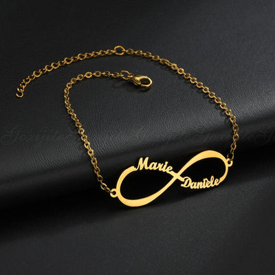 Couple Infinity name BraceletJewelry bracelets