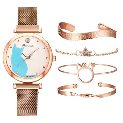 Fashionable jewelry watch set for womenWomen watch