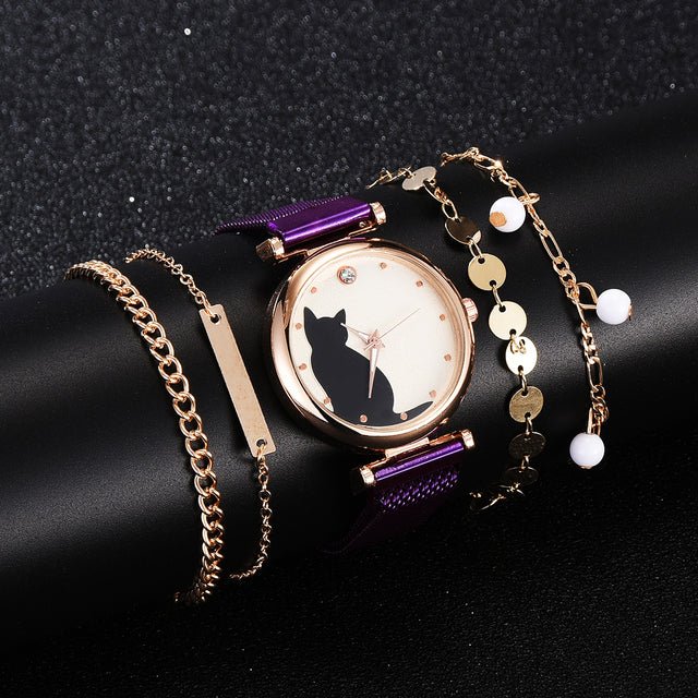 Fashionable jewelry watch set for womenWomen watch