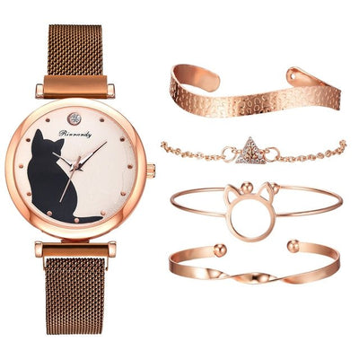 Fashionable jewelry watch set for womenWomen watch