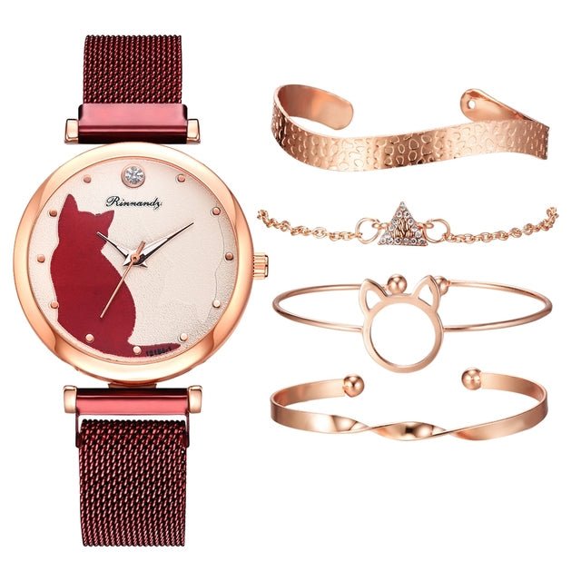 Fashionable jewelry watch set for womenWomen watch