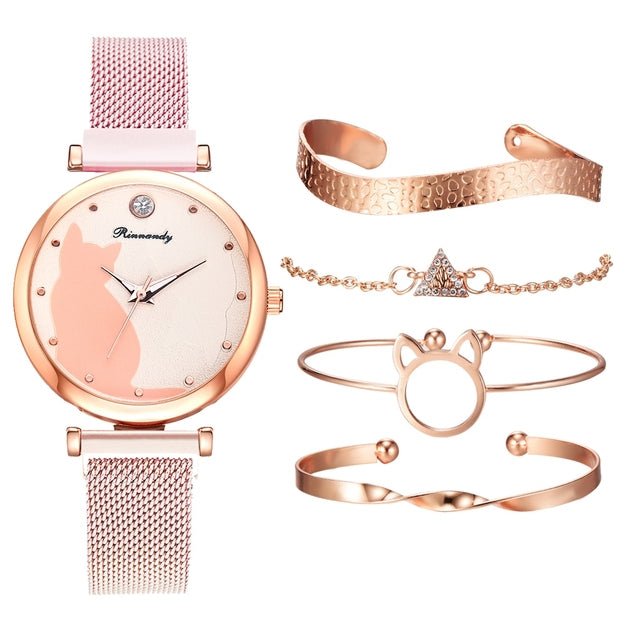 Fashionable jewelry watch set for womenWomen watch