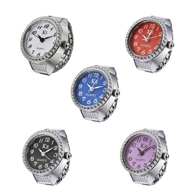 Finger ring watches for Men And WomenWatch