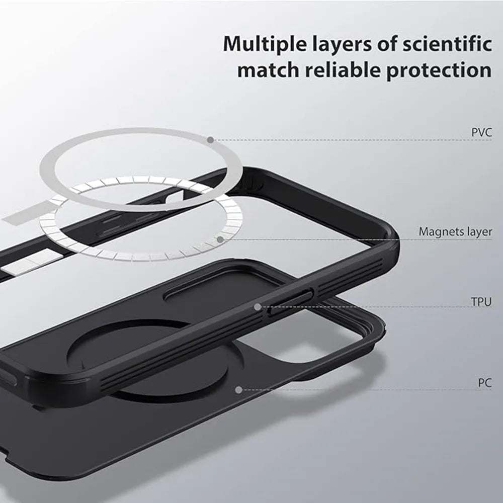 For iPhone 16 Pro Max Magsafe Case CamShield