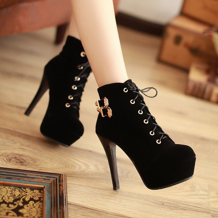 High heel bootiesFootwear