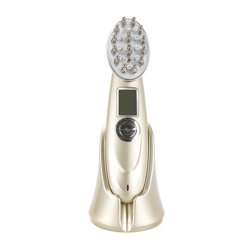 Laser Hair Growth Comb Vibration Massager