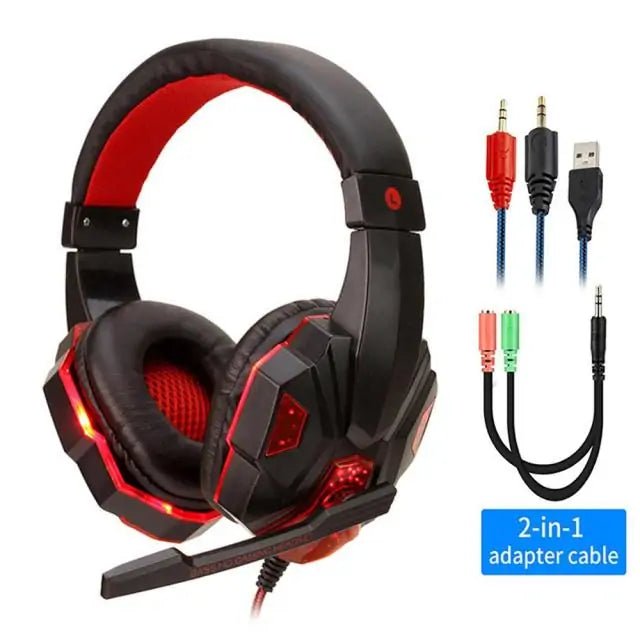 LED Light Wired Gamer HeadsetTech accessories