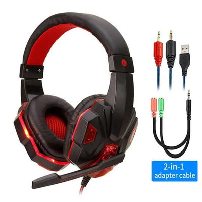 LED Light Wired Gamer HeadsetTech accessories