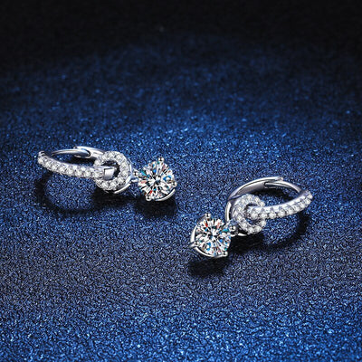 Moissanite Drop EarringsEarrings