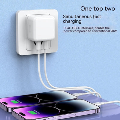 PD35W Dual Port Charging Plug Mobile Phone ChargerCharge