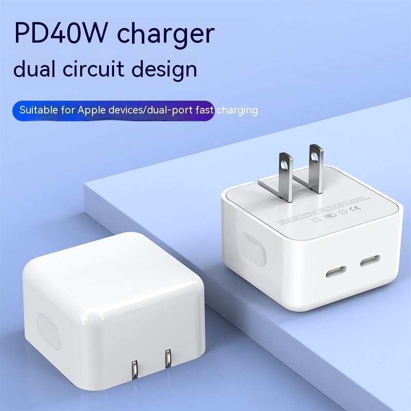 PD35W Dual Port Charging Plug Mobile Phone ChargerCharge