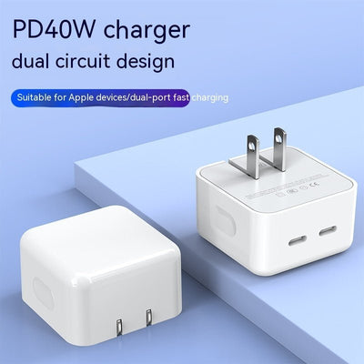 PD35W Dual Port Charging Plug Mobile Phone ChargerCharge