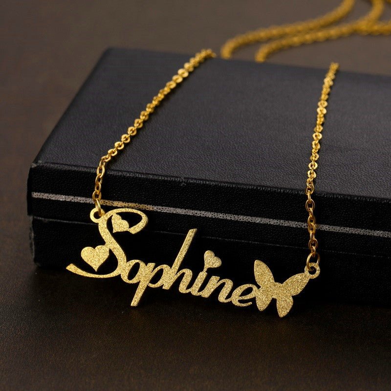 Personalized Necklace Nameplate Pendant