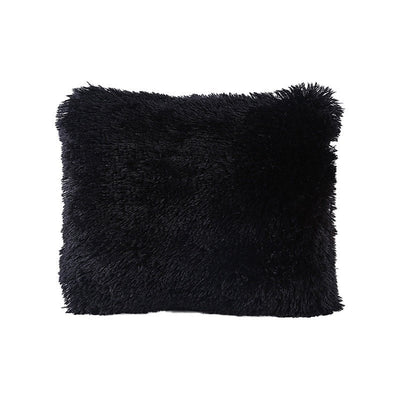 Sea Velvet Solid Color Cushion CoverShaggy pillow