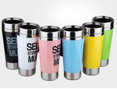 Self stirring Drinking mugsSelf stirring mugs