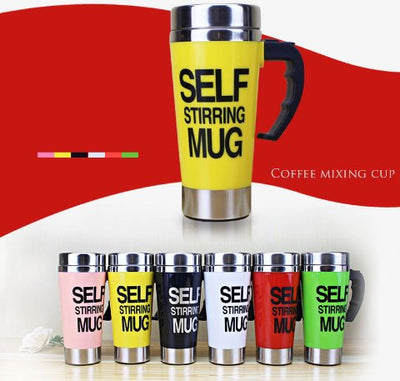 Self stirring Drinking mugsSelf stirring mugs