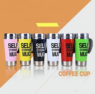 Self stirring Drinking mugsSelf stirring mugs