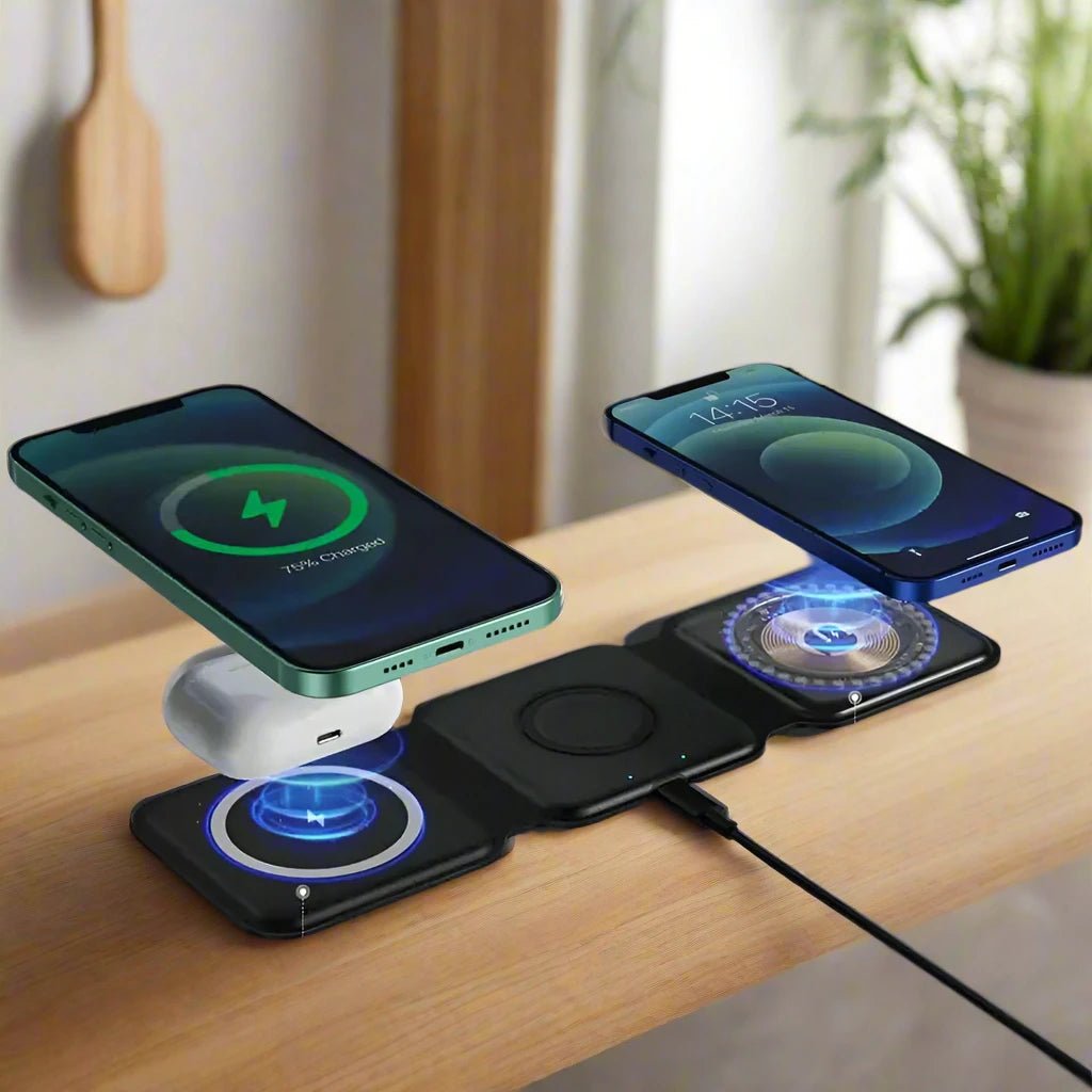 The Ultimate 3 - in - 1 Foldable Wireless Charging PadiPhone accessories