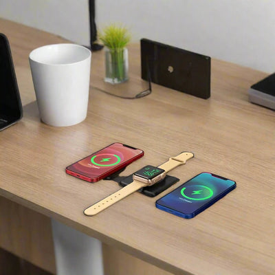 The Ultimate 3 - in - 1 Foldable Wireless Charging PadiPhone accessories