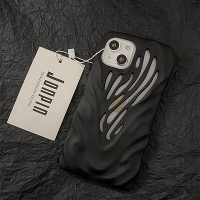 Titanium Gray Wind Hollowed Out Suitable For 1413 Phone CasesPhone case