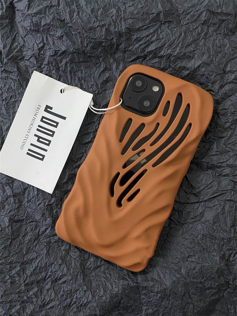 Titanium Gray Wind Hollowed Out Suitable For 1413 Phone CasesPhone case