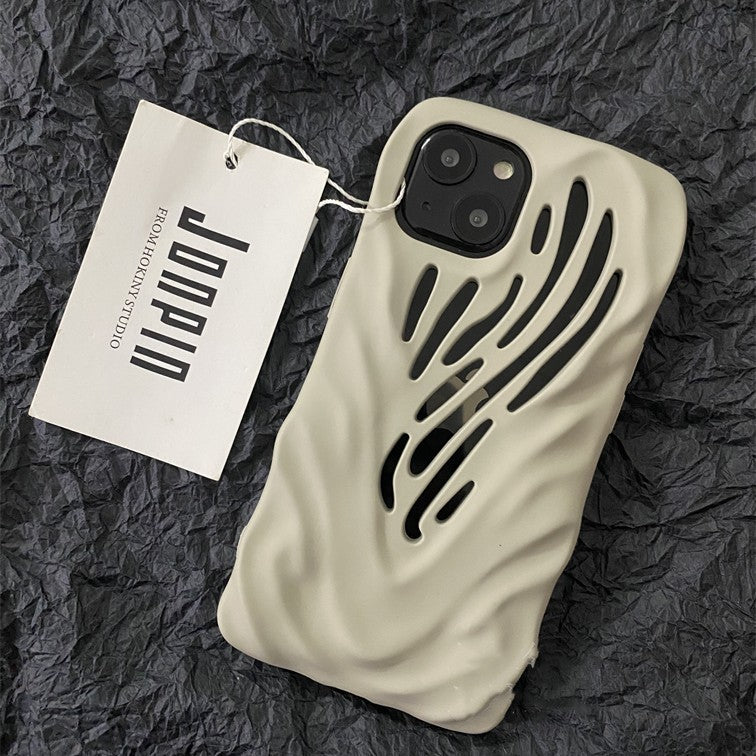 Titanium Gray Wind Hollowed Out Suitable For 1413 Phone CasesPhone case