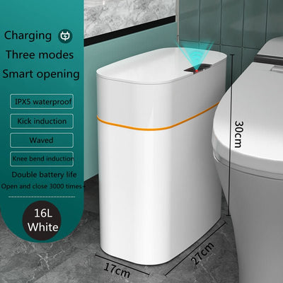 Touchless Smart Trash Can With lidSmart trash can