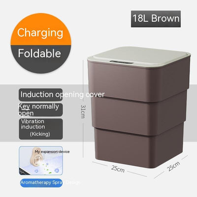 Touchless Smart Trash Can With lidSmart trash can