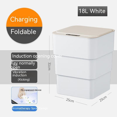 Touchless Smart Trash Can With lidSmart trash can