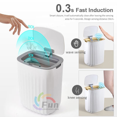 Touchless Smart Trash Can With lidSmart trash can