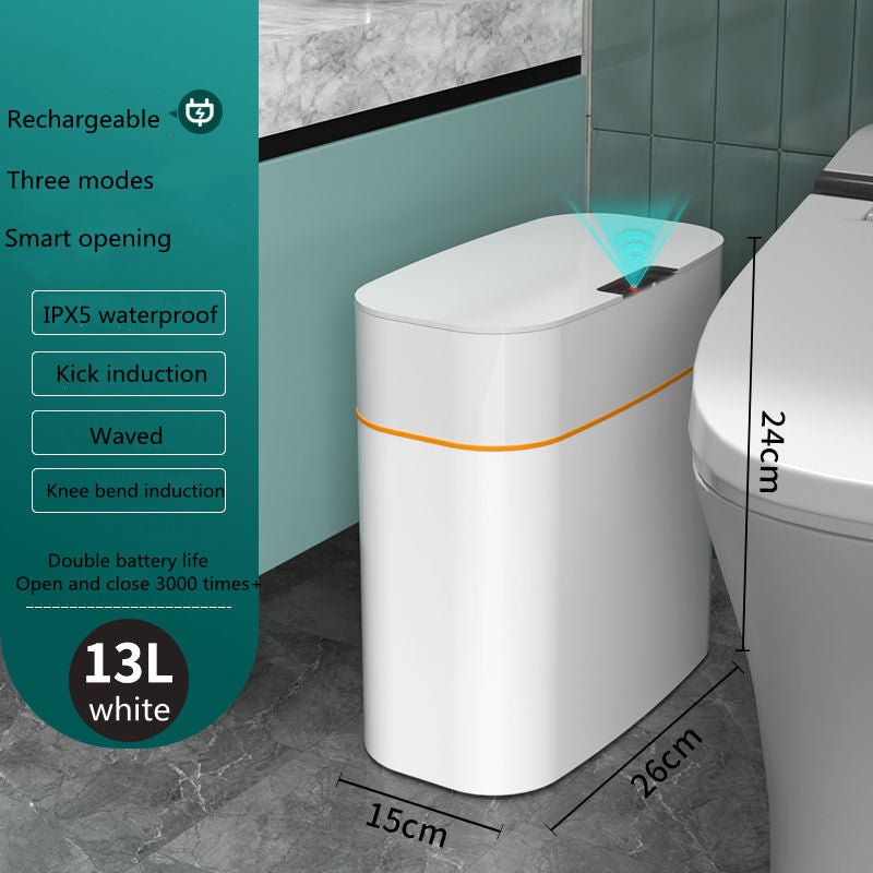 Touchless Smart Trash Can With lidSmart trash can