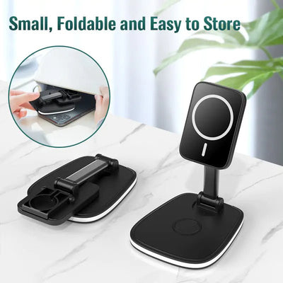 Wireless 3in1 Magnetic Folding Charger