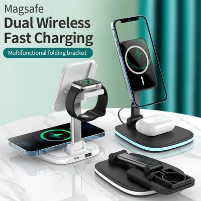 Wireless 3in1 Magnetic Folding Charger