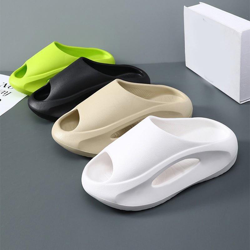 Women Men Peep Toe Slippers