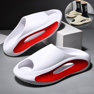 Women Men Peep Toe Slippers