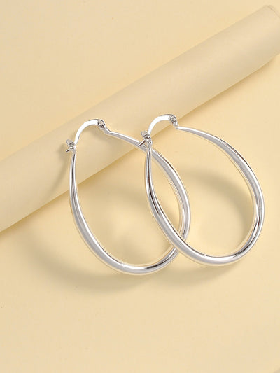 Women Oval hoop earringsJewelry