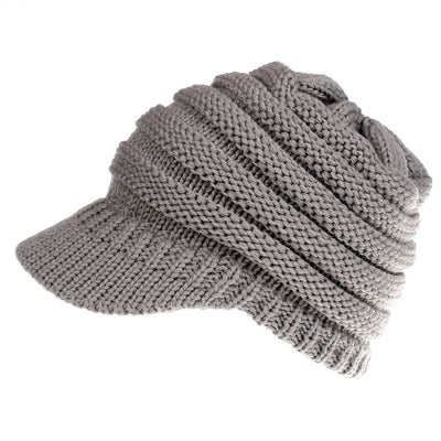 Women Ponytail Beanies Autumn Winter HatsAppeals